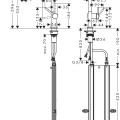 Смеситель для кухонной мойки Hansgrohe Talis M54 270 1jet, с выдвижной головкой, нержавеющая сталь