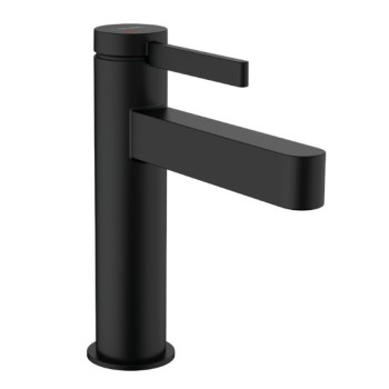 Vannas istabas izlietnes maisītājs Hansgrohe Finoris 110 CoolStart, ar push-open, matēts melns