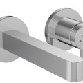 Vannas istabas izlietnes maisītājs Hansgrohe Finoris 16.8cm Iebūvējams, EcoSmart, no sienas, iztece 165 mm, hroms