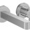 Vannas istabas izlietnes maisītājs Hansgrohe Finoris 16.8cm Iebūvējams, EcoSmart, no sienas, iztece 165 mm, hroms