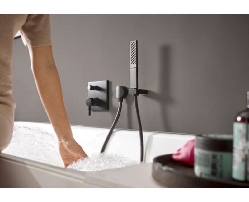 Hansgrohe Finoris vonios maišytuvas viršutinė dalis, matinė juoda