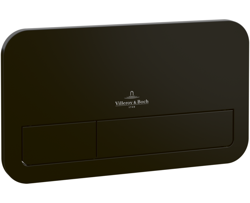 Кнопка для монтажной рами Villeroy & Boch ViConnect E200, 253x145 мм, черный матовый