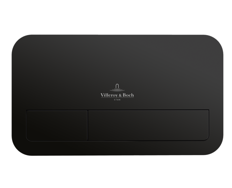 Кнопка для монтажной рами Villeroy & Boch ViConnect E200, 253x145 мм, черный матовый