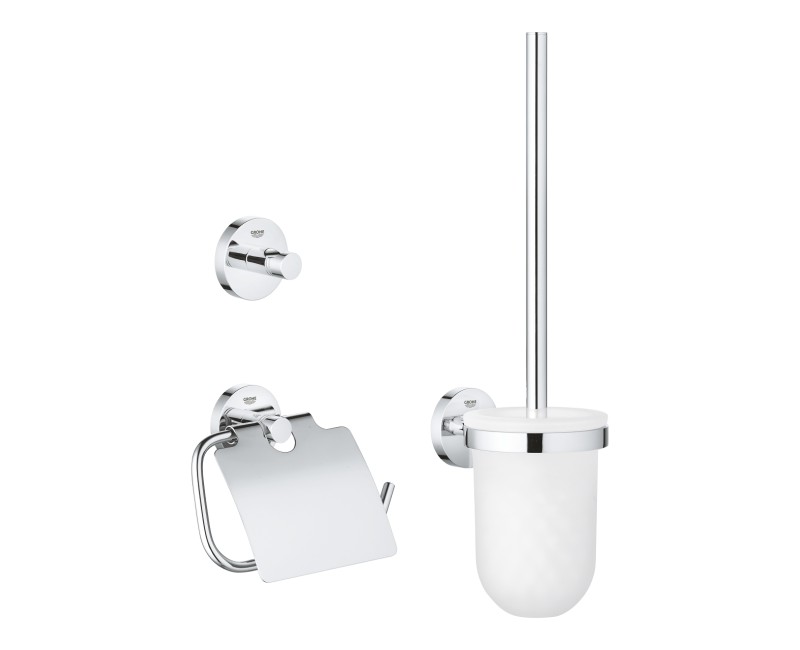 Grohe Essentials New City 3-in-1 priedų rinkinys, chromas