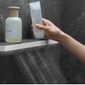 Dušas izvads Hansgrohe Rainfinity Porter 500, ar plauktu labā puse, ar dušas galvas turētāju un plauktu, Hromēta