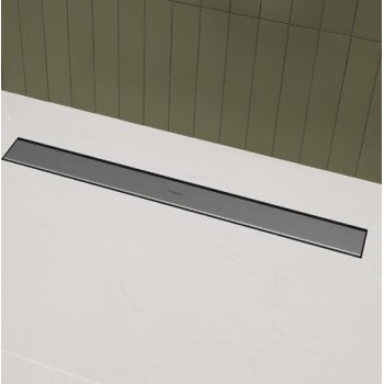 Душевой канал Hansgrohe RainDrain Go, 900 мм, под плитку, матовая нержавеющая сталь