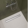 Душевой канал Hansgrohe RainDrain Go, 800 мм, под плитку, матовая нержавеющая сталь