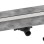 Dušas kanāls Hansgrohe RainDrain Go, 800 mm, flīzējams, brushed stainless steel