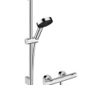 Dušas komplekts Hansgrohe Ecostat Fine ar dušas kompl. Pulsify Select S 105 3jet Relaxation EcoSmart, Hromēta