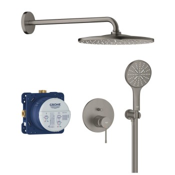 Dušas sistēma Grohe Essence RS Mono 310, iebūvējamā, brushed hard graphite