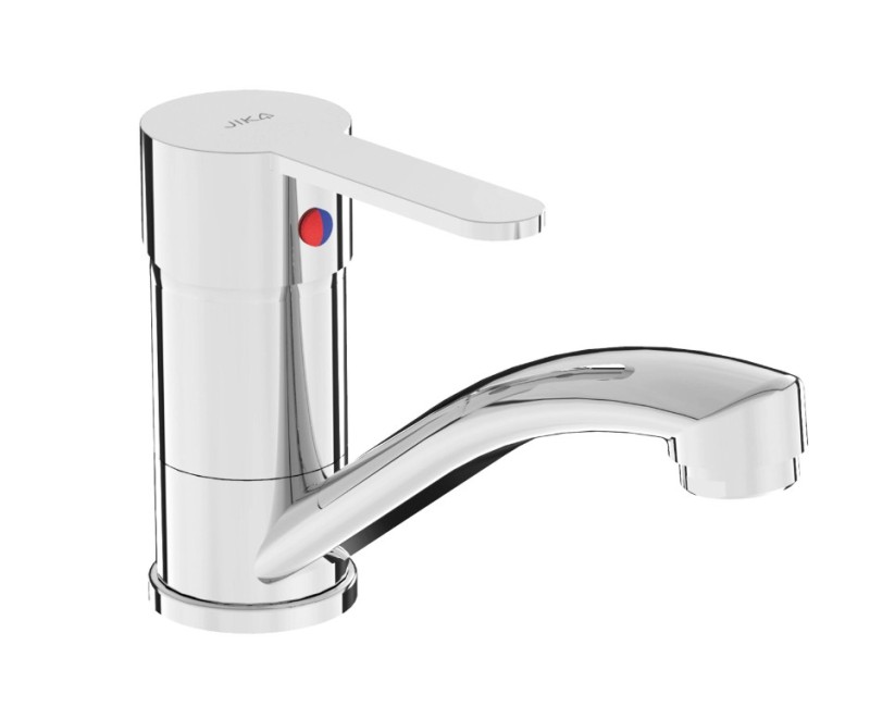 Virtuves maisītājs Jika Lyra Smart, zema iztece 143 mm, hroms