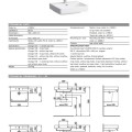 Vannas istabas izlietne Laufen Pro S, 550x465 mm, balta