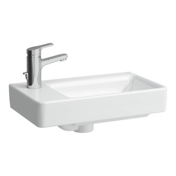 Раковина для ванной Laufen Pro S, 480х280 мм, отверстие под смеситель слева, белая