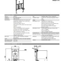 Монтажная рама Laufen Ineo, 500х135 мм, h=1120 мм