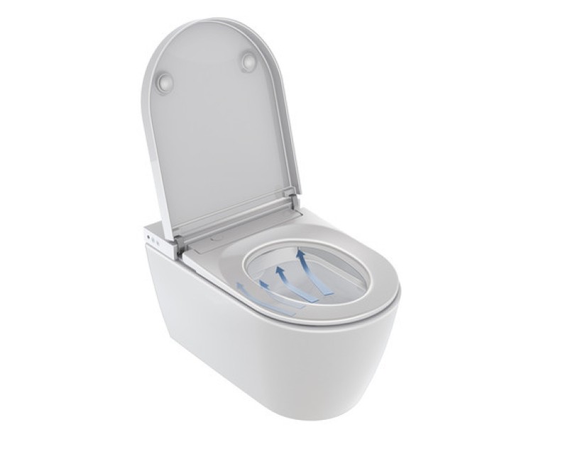 Piekaramais tualetes pods ar Bide Duravit SensoWash Starck -Elektroniskais, bezapvalka, SoftClose, DuraShield, Alpine white 650001012004310