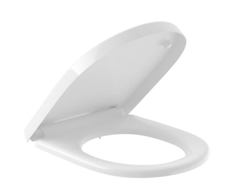 Tualeto dangtis Villeroy & Boch O.novo Compact, Soft Close baltas, 8M43S101