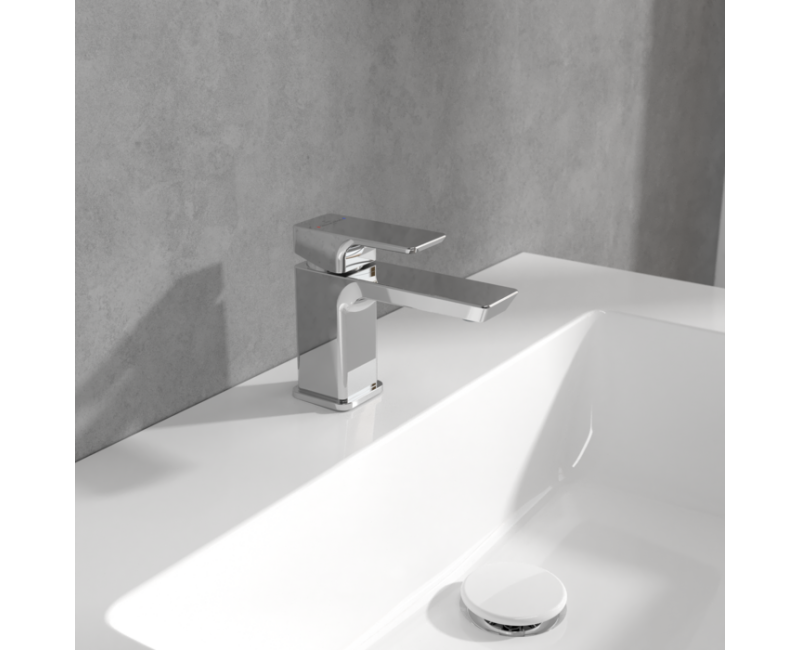 Смеситель для ванной Villeroy & Boch Subway 3.0, хром