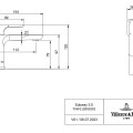 Смеситель для ванной Villeroy & Boch Subway 3.0, хром
