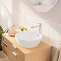 Смеситель для раковины Hansgrohe Rebris S 240 CoolStart, с выдвижным механизмом, черный матовый