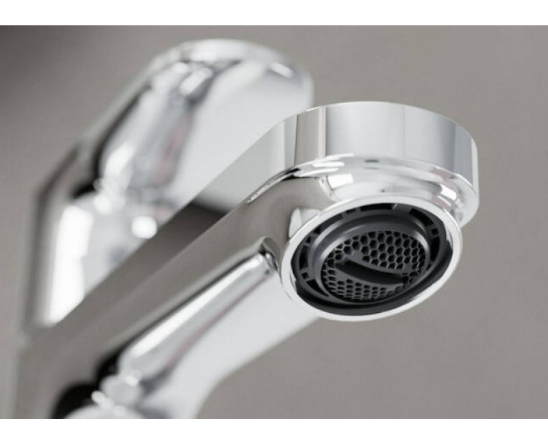 Смеситель для раковины Hansgrohe Rebris S 240 CoolStart, с выдвижным механизмом, черный матовый