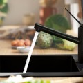 Virtuvinis praustuvės maišytuvas Hansgrohe Zesis M33-150 1jet, matinė juoda