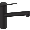 Virtuvinis praustuvės maišytuvas Hansgrohe Zesis M33-150 1jet, matinė juoda
