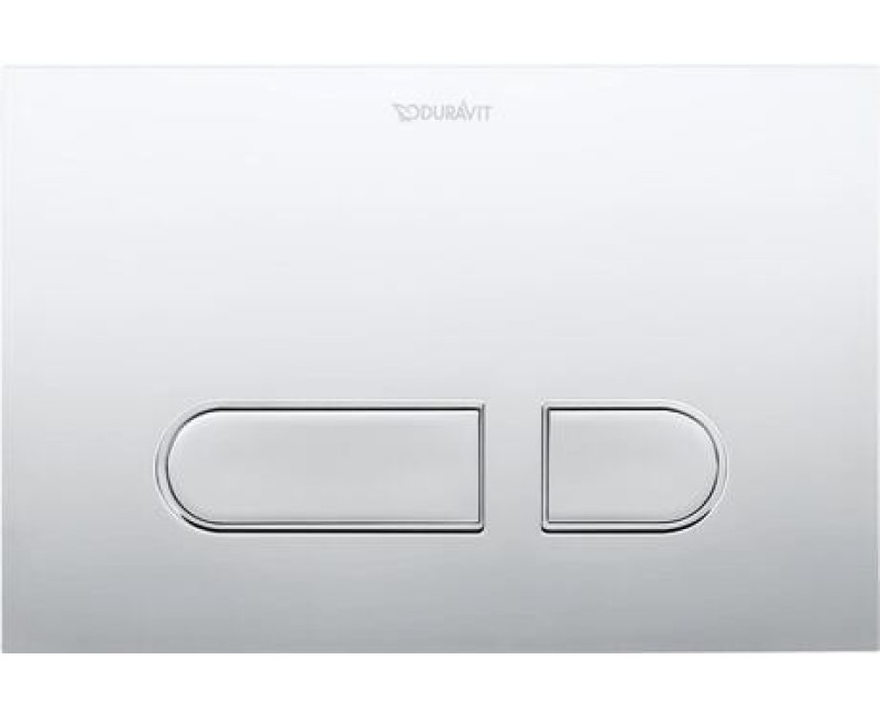 Taustiņš montāžas rāmim Duravit DuraSystem® A1, 217 x 147 mm, hroms