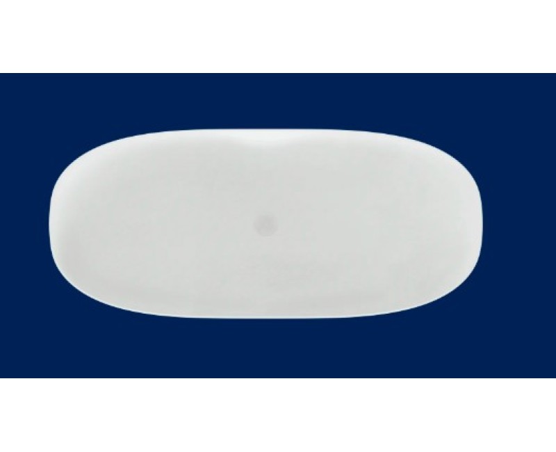 Laisvai stovinti vonia Hatria H-SOLID 01 Silcstone 160x70cm H=58cm, Balta Matinė 00Y9CW25
