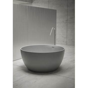 Отдельностоящая ванна Hatria H-SOLID 04 Silcstone d120cm H=55cm, Белый матовый 00Y9E625