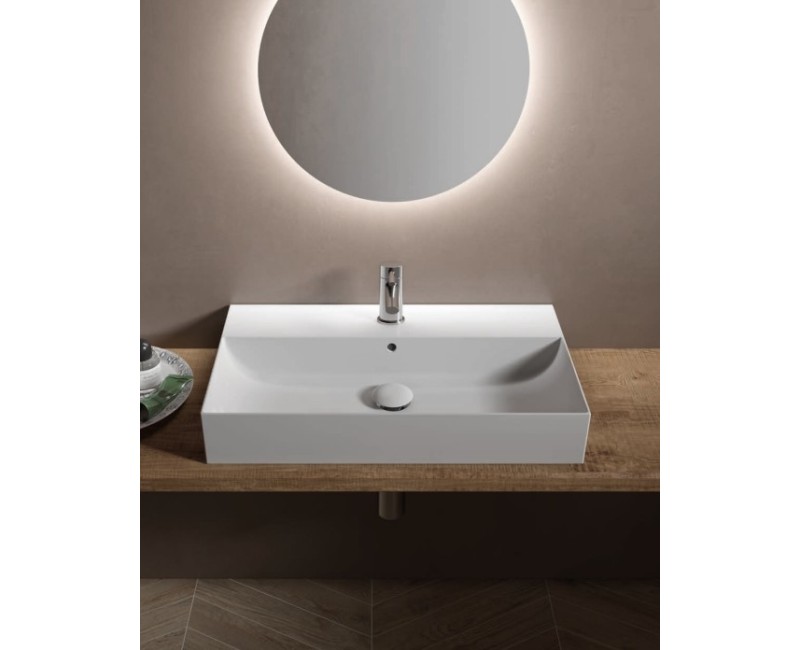 Vannas istabas izlietne Hatria Lavabo 80x46.5cm, Balta