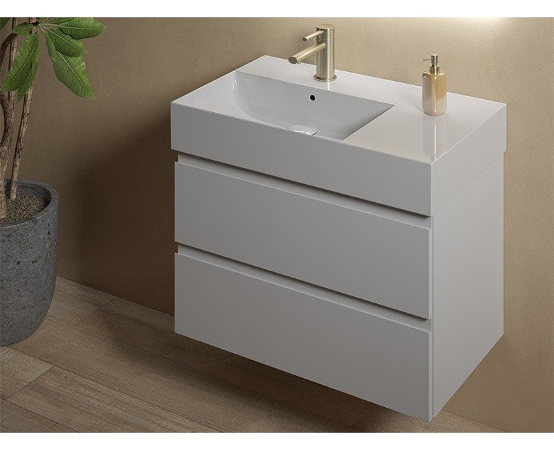 Vannas istabas izlietne Hatria Lavabo 80x46.5cm, Balta