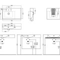 Vannas istabas izlietne Hatria Lavabo 80x46.5cm, Balta