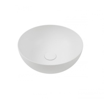 Vannas istabas izlietne Hatria Lavabo 06:00 S uz virsmas Ø 40cm Y1VF01, Balta