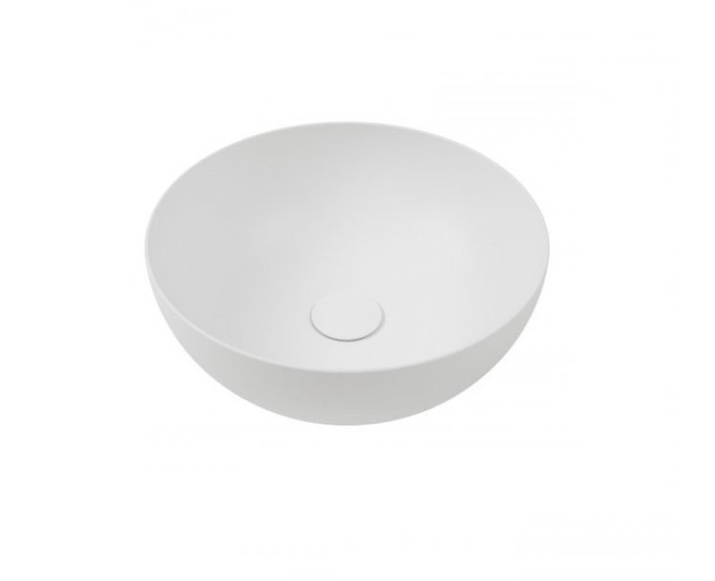 Vannas istabas izlietne Hatria Lavabo 06:00 S uz virsmas Ø 40cm Y1VF01, Balta