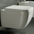 Piekaramais Tualetes pods Hatria BIANCA PURE RIM® Balts bez vāka Y3AK01
