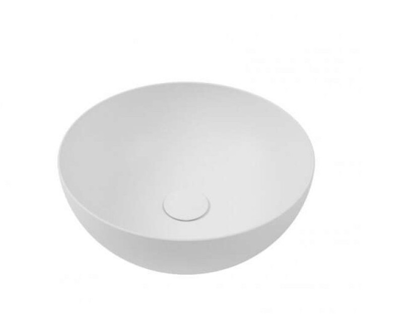 Vannas istabas izlietne Hatria Lavabo 05:00 S uz virsmas Ø 25cm Y5A501, Balta