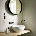 Vannas istabas izlietne Hatria Lavabo 05:00 S uz virsmas Ø 25cm Y5A501, Balta