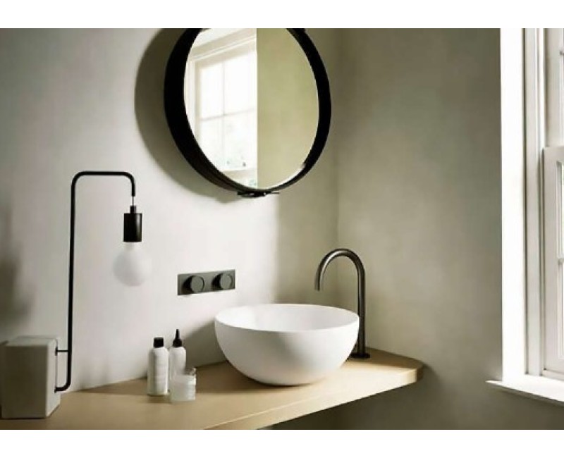 Vannas istabas izlietne Hatria Lavabo 05:00 S uz virsmas Ø 25cm Y5A501, Balta