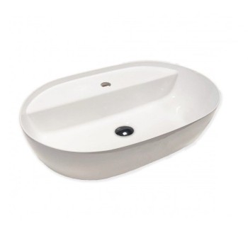 Vannas istabas izlietne Hatria Lavabo 12:00 MF S uz virsmas 57x38cm Y8AM01, Balta