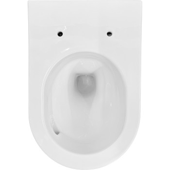 Piekaramais Tualetes pods Hatria Futura PURE VORTEX®  bez vāka, Balts 9BA01