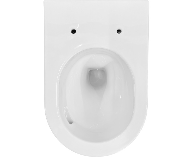 Piekaramais Tualetes pods Hatria Futura PURE VORTEX®  bez vāka, Balts 9BA01
