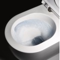 Piekaramais Tualetes pods Hatria Futura PURE VORTEX®  bez vāka, Balts 9BA01
