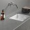 Vannas istabas izlietne Hatria Lavabo 00:40 S uz virsmas 40x40cm Y9CU01, Balta