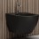 Piekaramais Bide Hatria CENTRICA PURE VORTEX® NERO MATT Y9DB06
