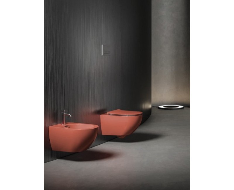 Подвесной Биде Hatria CENTRICA PURE VORTEX® Terra Di Siena Y9DB54