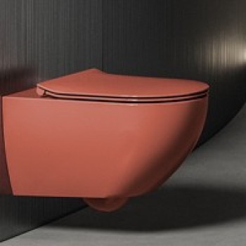 Подвесной унитаз Hatria CENTRICA PURE VORTEX®, без крышки, Terra Di Siena Y9DE54