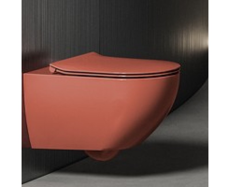 Подвесной унитаз Hatria CENTRICA PURE VORTEX®, без крышки, Terra Di Siena Y9DE54