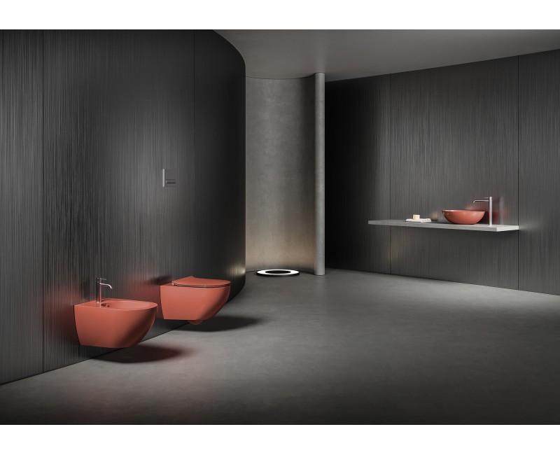 Подвесной унитаз Hatria CENTRICA PURE VORTEX®, без крышки, Terra Di Siena Y9DE54