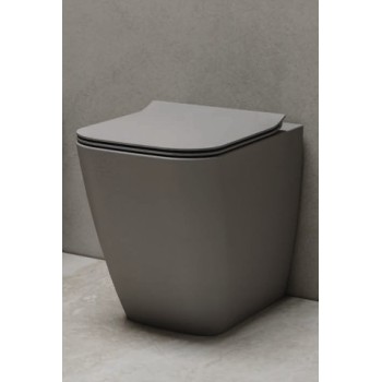 Tualetes pods Hatria TECNA PURE VORTEX® Rimfree (Bez vāka) CEMENTO Y9DH28