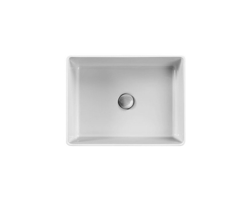 Vonios kambario kriauklė Hatria Lavabo 11:15 S įmontuojama, 50x38cm be perpildymo balta YXSQ01